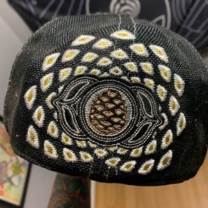 Third eye pine cones/ grassroots hat